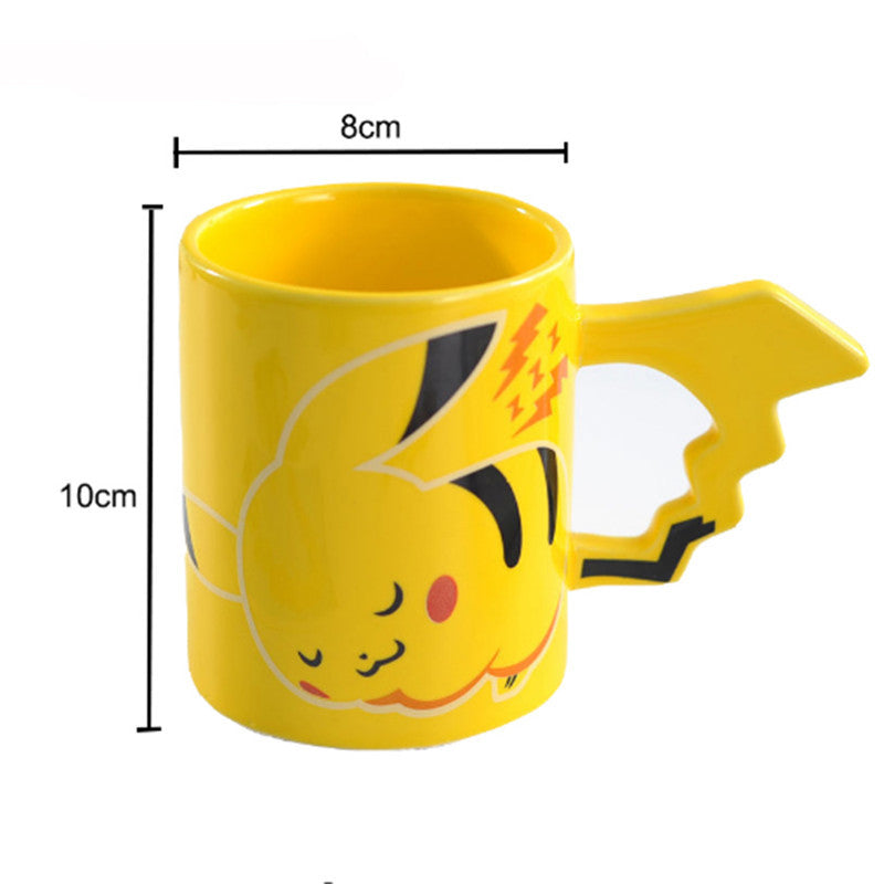 370ML Pocket Monster Cartoon Pokemon Pikachu Travel Coffee Mugs