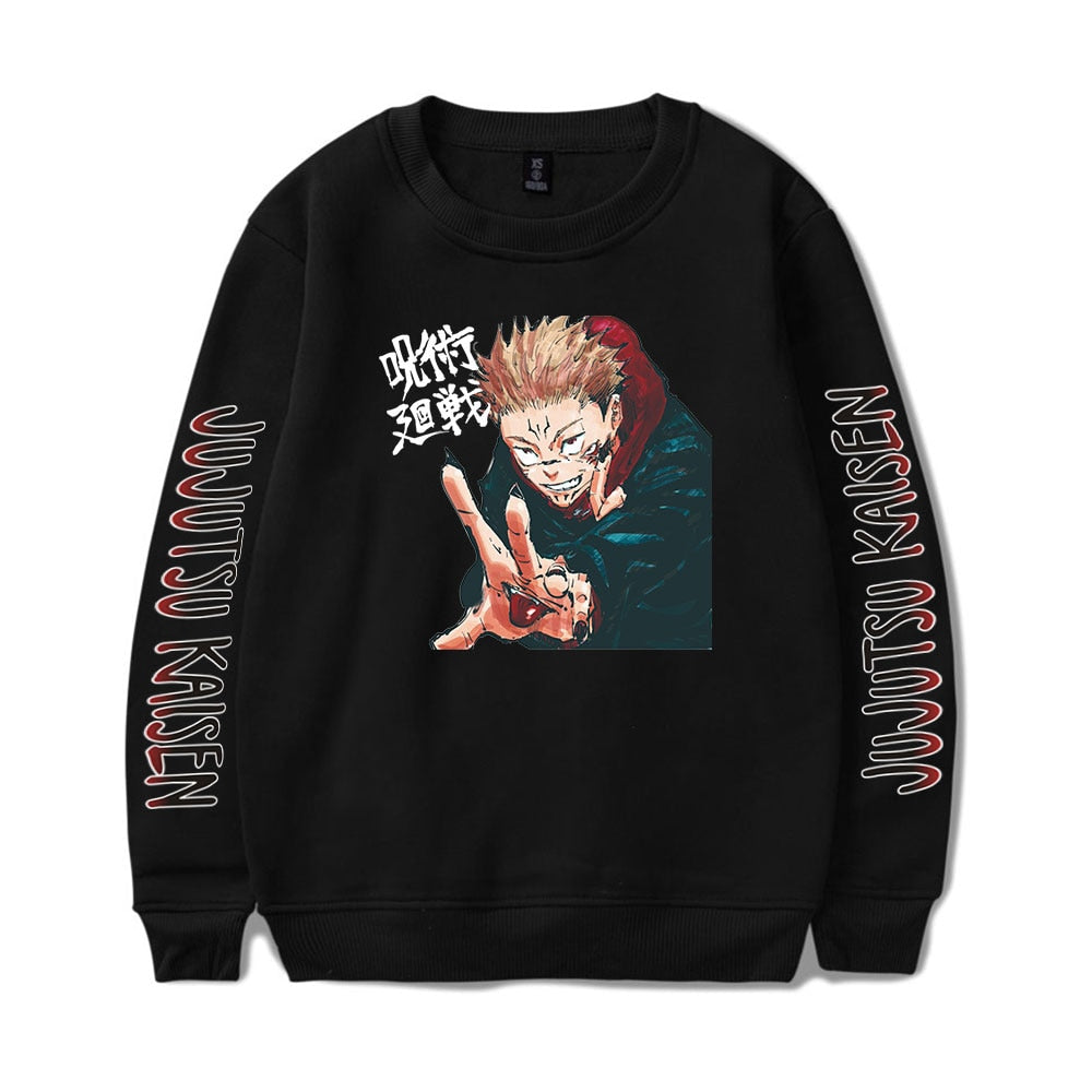 Jujutsu kaisen Sweatshirt O-Neck Unisex Tracksuit Women/Men Long Sleeve Casual Sweatshirts