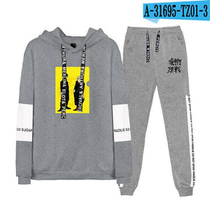 jujutsu kaisen Hoodie Unisex Tracksuit Two Piece Set Long Sleeve Women Men's Hoodies+Sweatpants New Japanese Anime Clothes