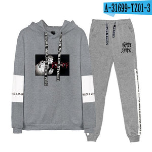 jujutsu kaisen Hoodie Unisex Tracksuit Two Piece Set Long Sleeve Women Men's Hoodies+Sweatpants New Japanese Anime Clothes