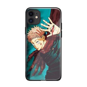 Jujutsu Kaisen Yuji Itadori tempered glass soft silicone phone case cover shell For iPhone SE 6 6s 7 8 Plus X XR XS 11 Pro Max