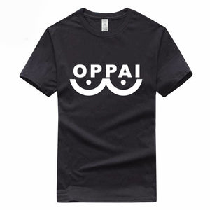 Hero Saitama One Punch Man Oppai Funny T-shirt