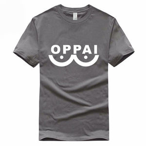 Hero Saitama One Punch Man Oppai Funny T-shirt