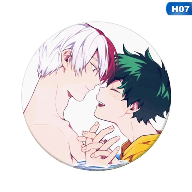 1 Pcs Anime My Hero Academia Cosplay Badge Cartoon Boku No Hero Academia Brooch Pins  Collection Bags Badges For Backpacks