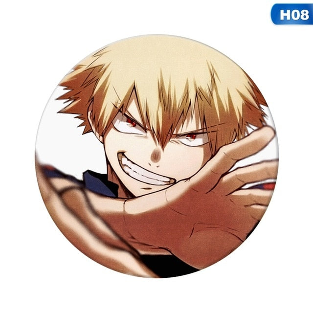 1 Pcs Anime My Hero Academia Cosplay Badge Cartoon Boku No Hero Academia Brooch Pins  Collection Bags Badges For Backpacks