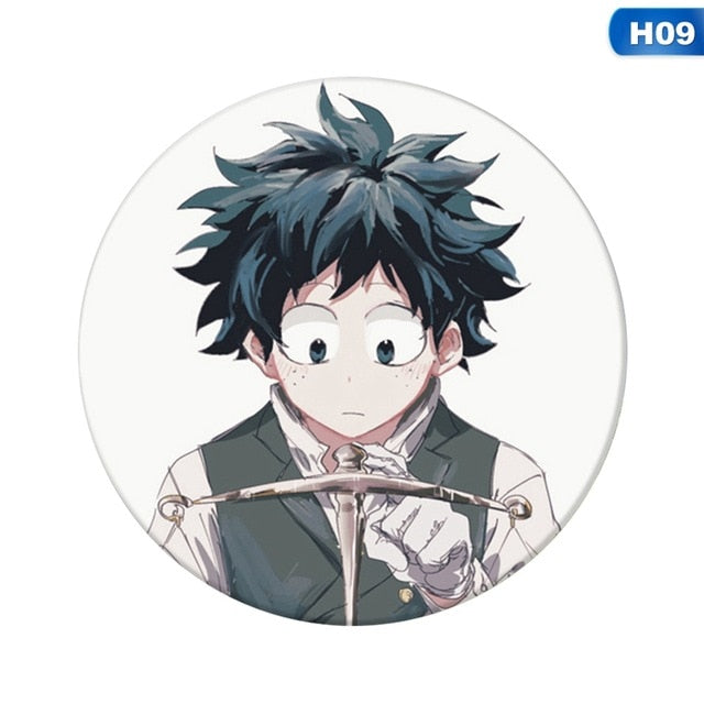 1 Pcs Anime My Hero Academia Cosplay Badge Cartoon Boku No Hero Academia Brooch Pins  Collection Bags Badges For Backpacks