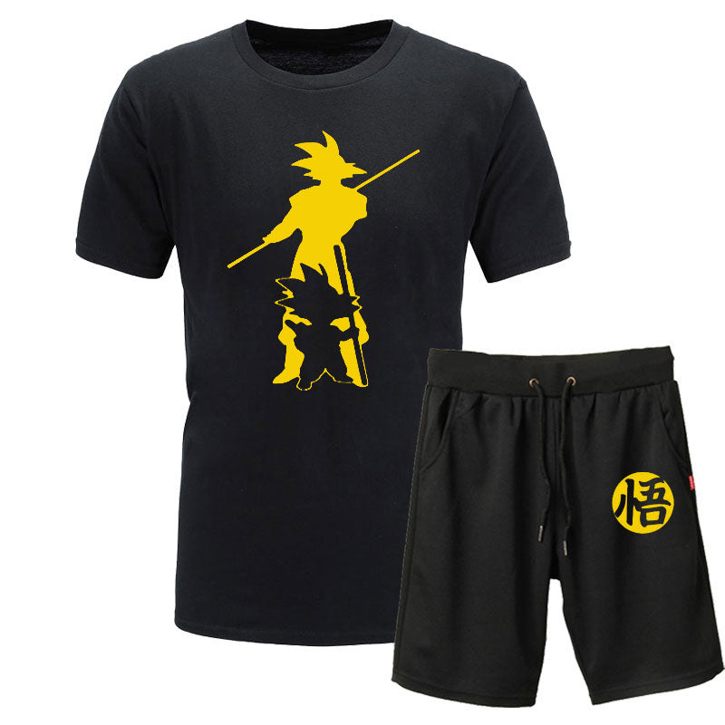Dragon Ball Z Goku 2piece T-shirts+Shorts