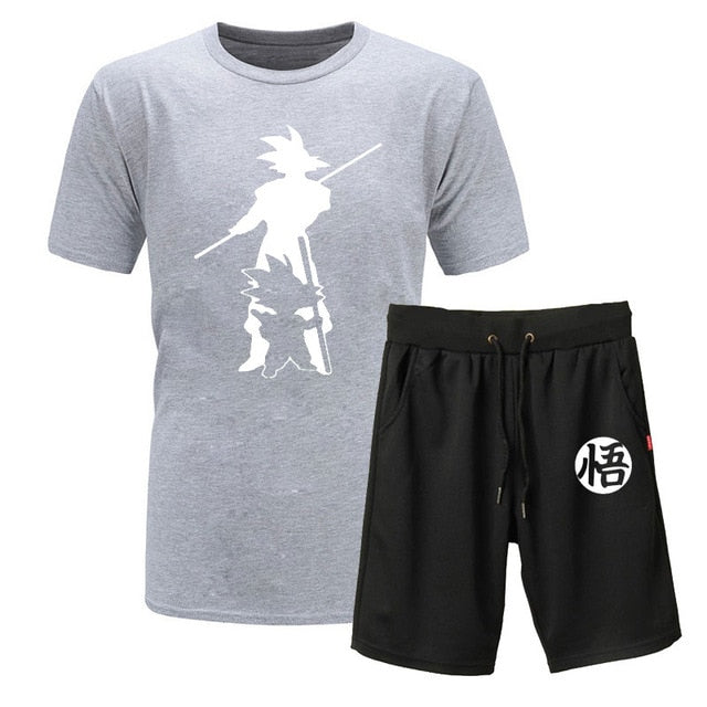 Dragon Ball Z Goku 2piece T-shirts+Shorts