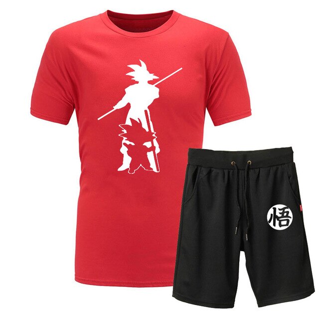 Dragon Ball Z Goku 2piece T-shirts+Shorts