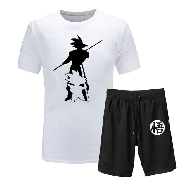 Dragon Ball Z Goku 2piece T-shirts+Shorts