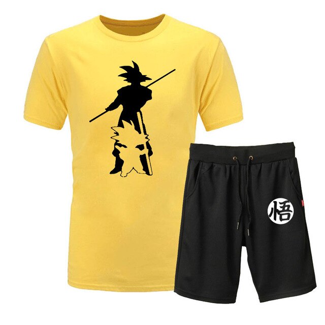 Dragon Ball Z Goku 2piece T-shirts+Shorts