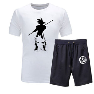 Dragon Ball Z Goku 2piece T-shirts+Shorts