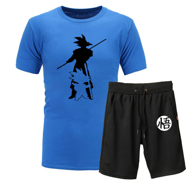 Dragon Ball Z Goku 2piece T-shirts+Shorts