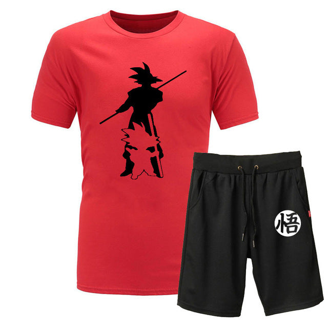 Dragon Ball Z Goku 2piece T-shirts+Shorts