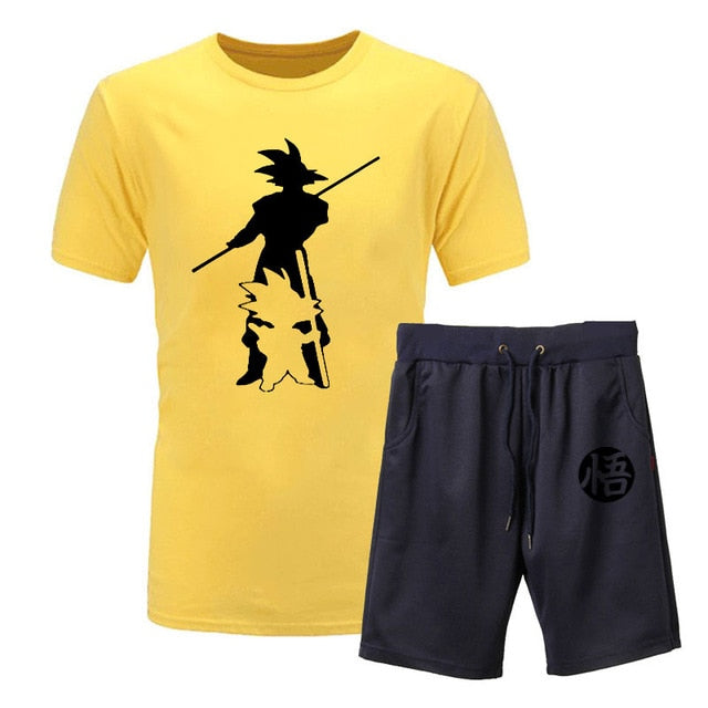 Dragon Ball Z Goku 2piece T-shirts+Shorts