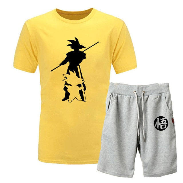 Dragon Ball Z Goku 2piece T-shirts+Shorts