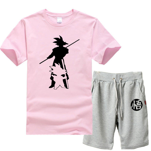 Dragon Ball Z Goku 2piece T-shirts+Shorts